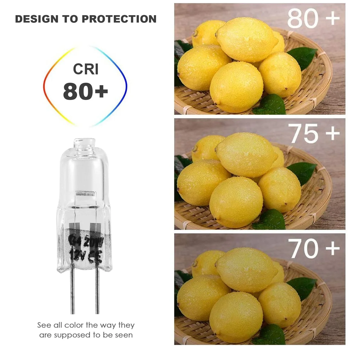 20 шт. галогенные лампы G4 Вт 12 В 2-контактная прозрачная лампа для освещения плиты