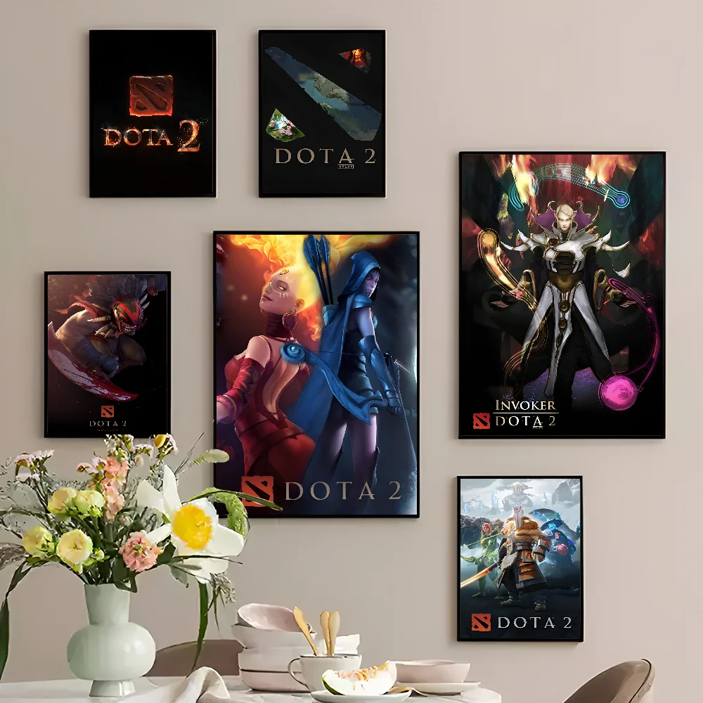 Классические винтажные постеры D-Dota 2 декоративная живопись настенное искусство