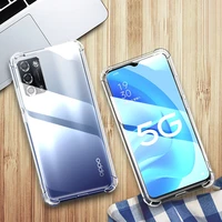clear airbag case for oppo a72 a73 4g 5g global version anti fall soft silicone phone back funda oppoa73 transparent coque cover