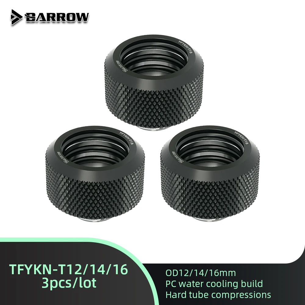 Комплект фитингов жестких труб Barrow 3 шт./партия OD12/14/16 мм компрессионный водяной