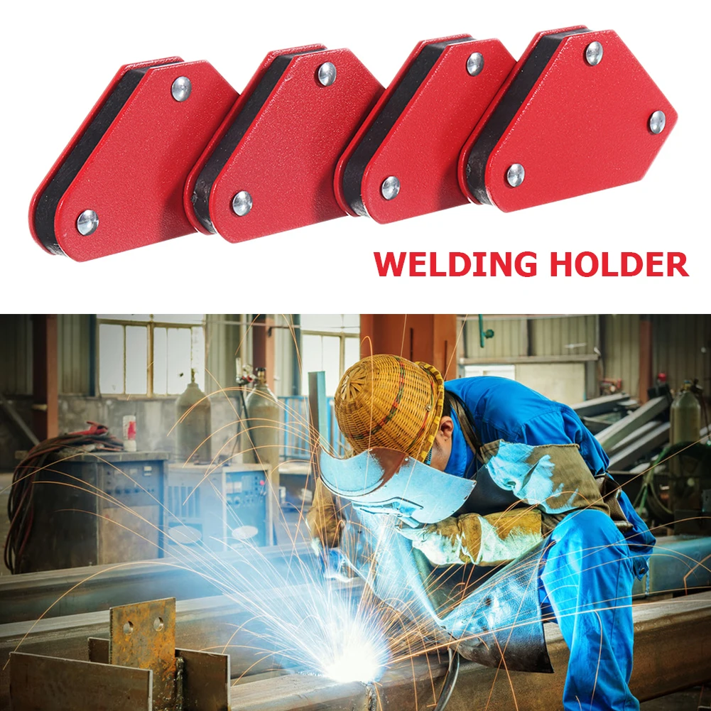 

4pcs Magnetic Welding Holders Multi-angle Solder Arrow Magnet Weld Fixer Positioner Auxiliary Locator Tools