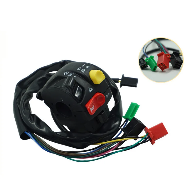 

Установка мотоцикла подходит для монтажа на руль 7/8 6 в 1, комбинированное сиденье на руль и многофункциональный выключатель