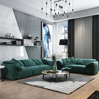 nordic simple modern fabric sofa living room small apartment three person living room equipped with creative designer villa sofa