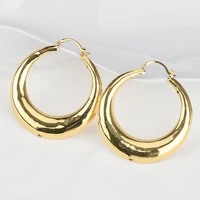 women gold earrings women fashion brass twist round earring for girls hoops chunky small gold hoop earrings
