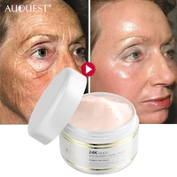 auquest 24k gold wrinkle remover face cream niacinamide anti aging fade fine lines whitening brighten lifting firming skin care