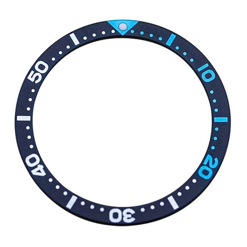 Seiko 39mm Aluminum Bezel Insert Fits SKX007 SKX009 SKX011 SKX171 SRPD Watch Case Replacement Watch Accessories Parts