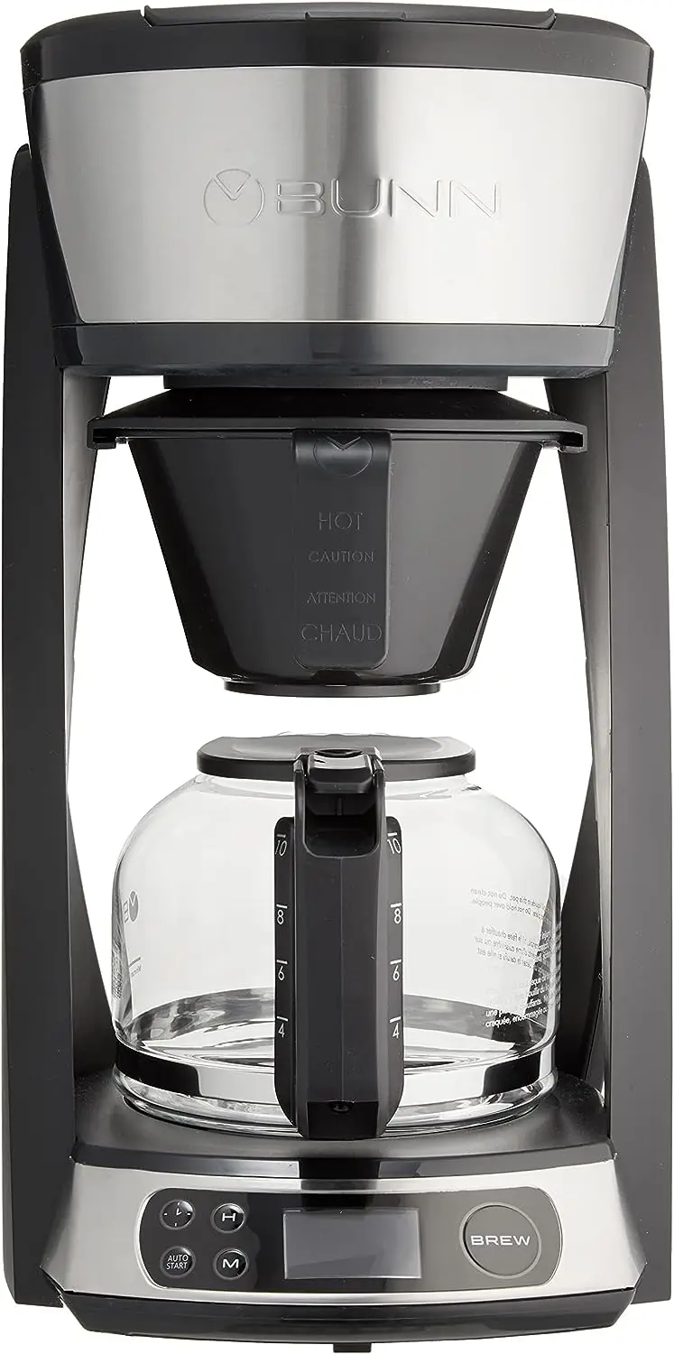 

Heat N Brew Programmable Coffee Maker, 10 cup, Stainless Steel