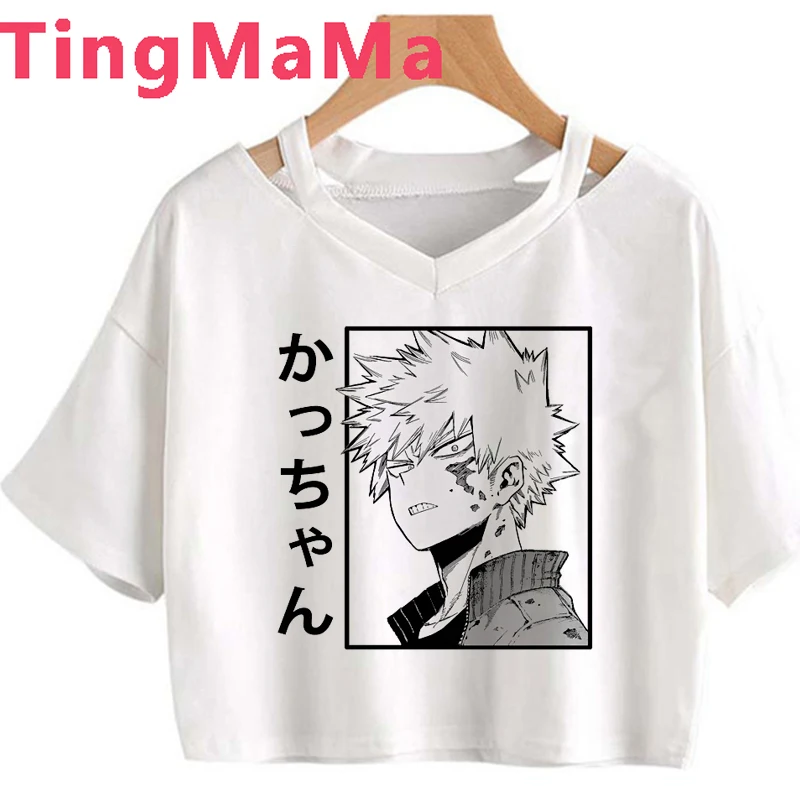 Футболка женская в стиле японского аниме Моя геройская Академия |