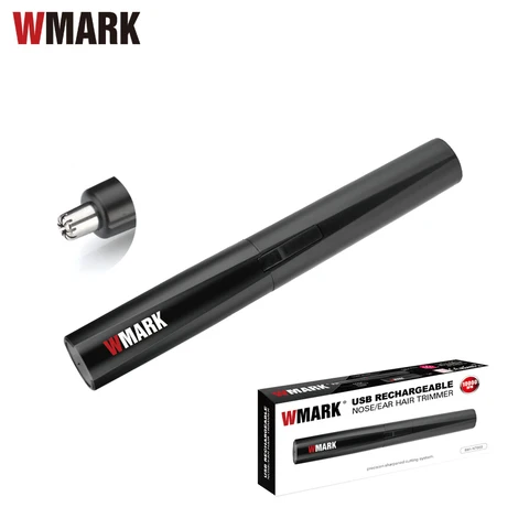 Миниатюрный триммер для волос в носу и ушах WMARK B81-NT003, перезаряжаемый, 10000 об/мин