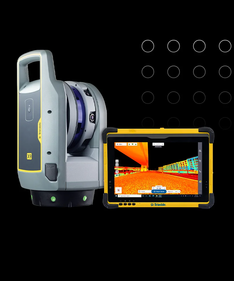 Быстрый 3D-сканер Trimble X9 с автоматической регистрацией в реальном времени для