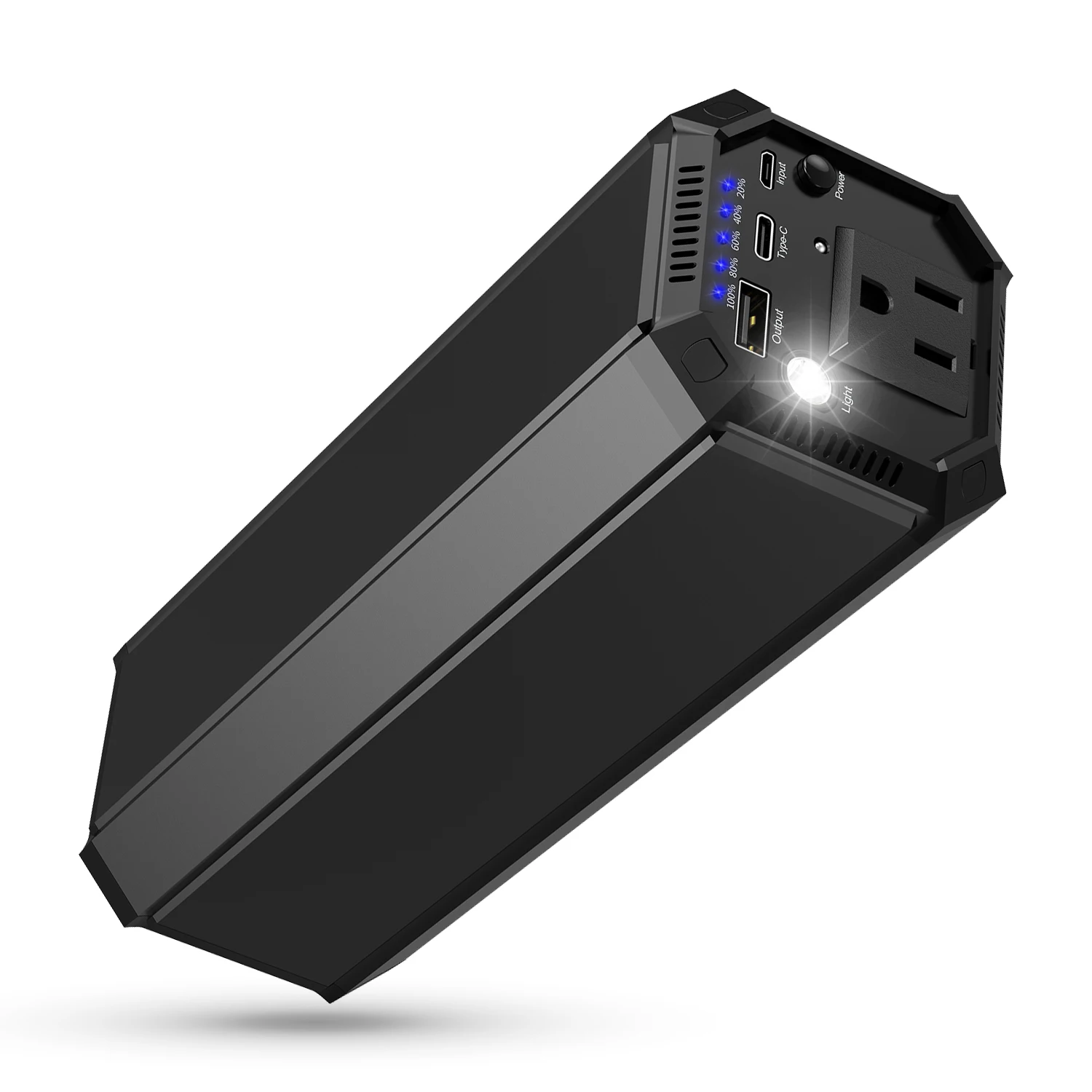 

Portable Laptop Charger USB C Power Bank with 100W AC Outlet Fast Charging External Battery Pack Compatible with MacBook