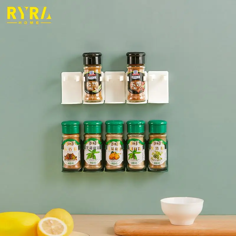 

Kitchen Seasoning Can Storage Rack Cabinet Seasoning Storage Rack Wall Mounted Bottle Storage Rack Kitchen Organizer Accessories