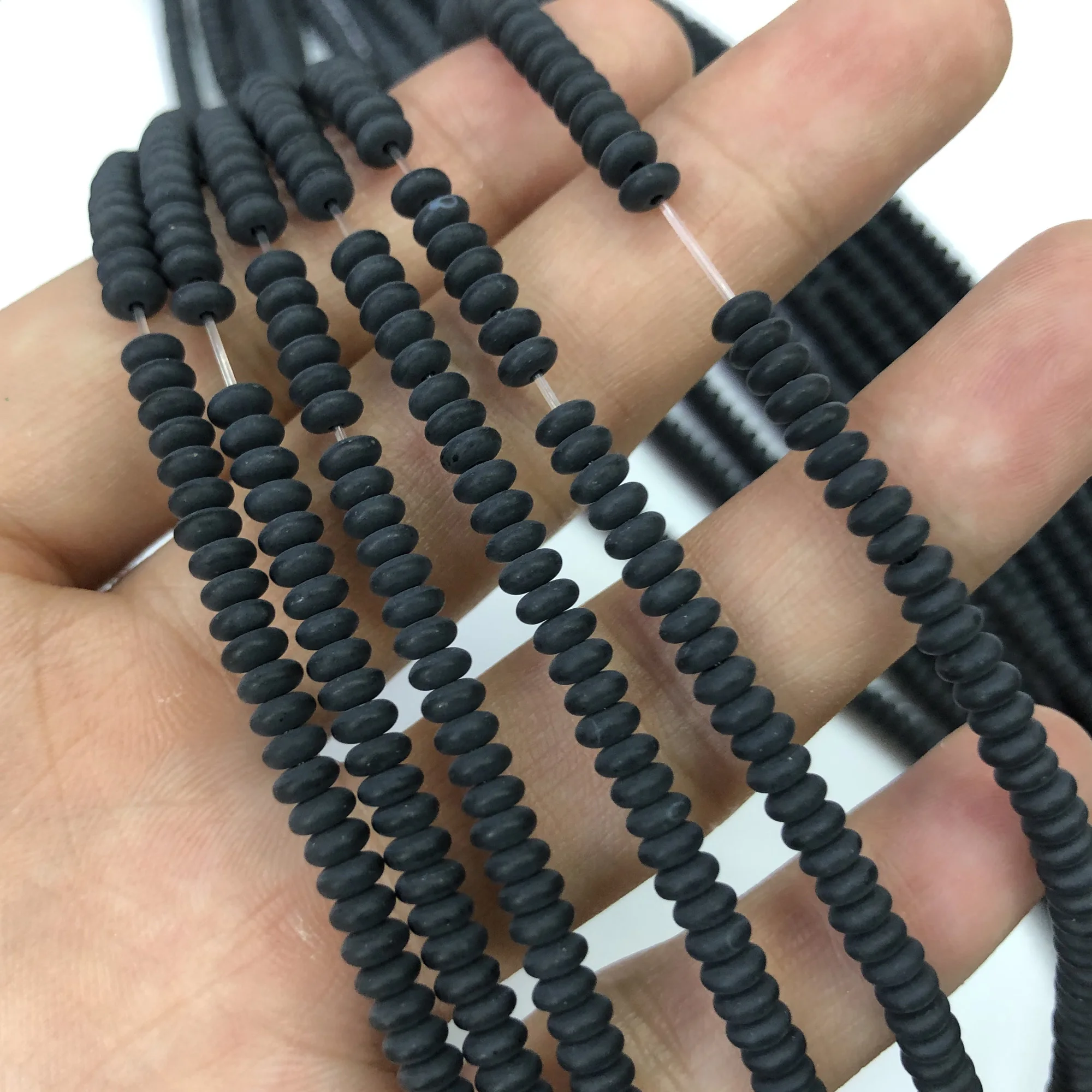 Бусины из натурального камня бриллианты круглые бусины драгоценного 2x4 мм 15