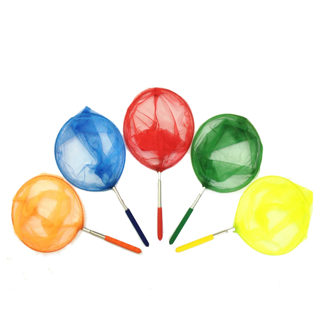 

Summer Retractable Children's Stainless Steel Fishing Toy Butterfly Insect Fishing Flapping Net Non-slip Grip Child Fishing Toy