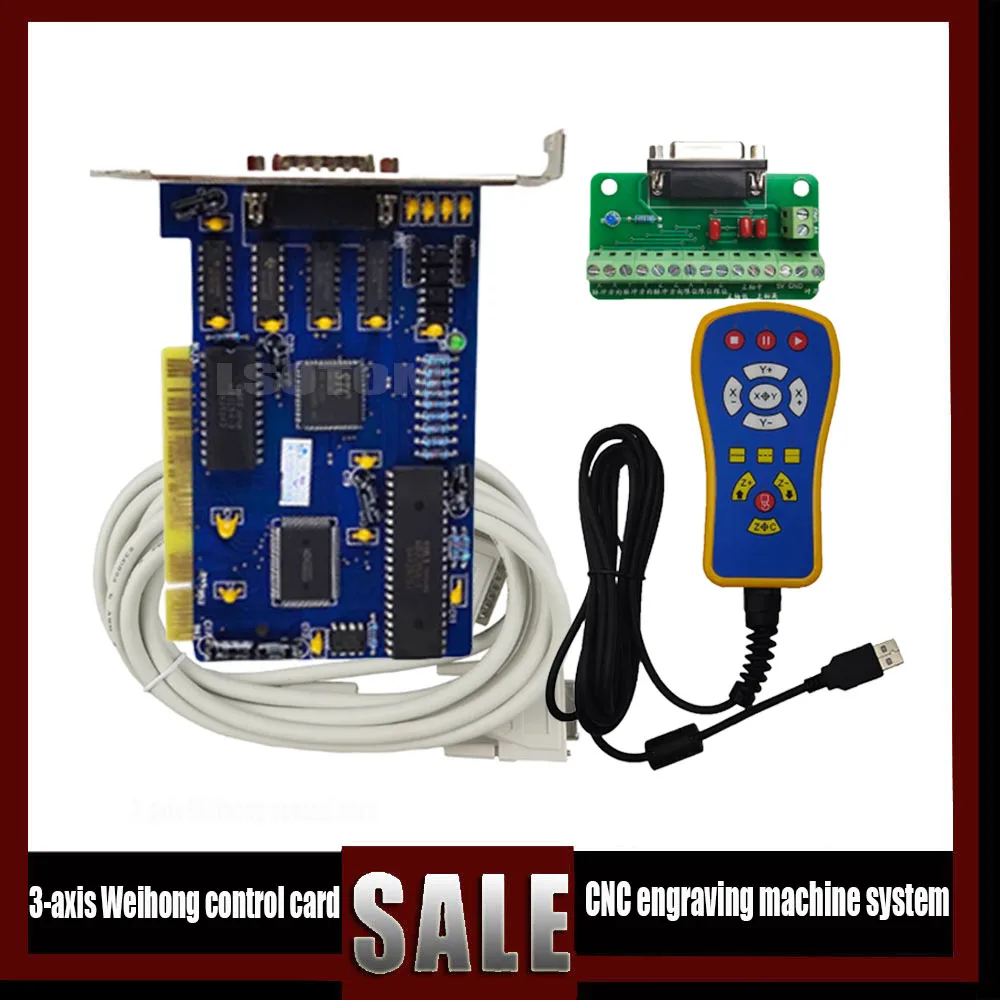 Лидер продаж! 3-осевая плата управления NC Studio PCI Motion Ncstudio + USB маховик для