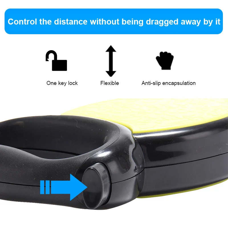 

3/4/5m Pet Dog Automatic Retractable Fiber Leash Stretching Dog Hand Holding Rope Harness Leash Pet Supplies Accessories