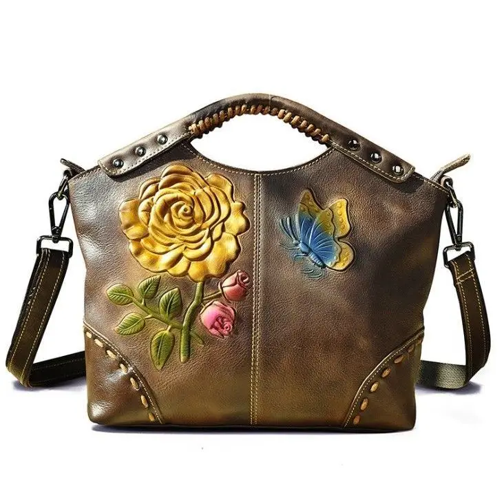 New Lychee Pattern Personalized Stitching Multi-capacity Portable One-shoulder Women's Bag New Versatile Fashionable Women's Bag