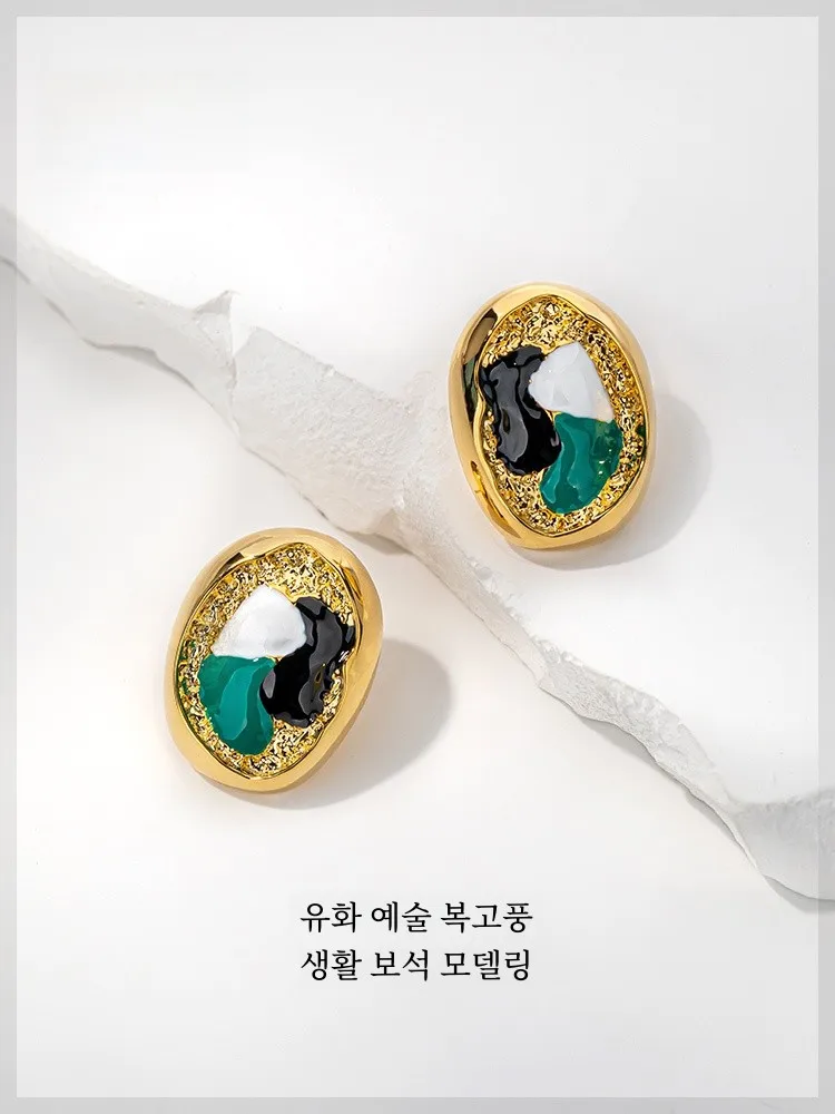 Серьги в стиле ретро уникальные женские серьги серьги-гвоздики для пирсинга ушей