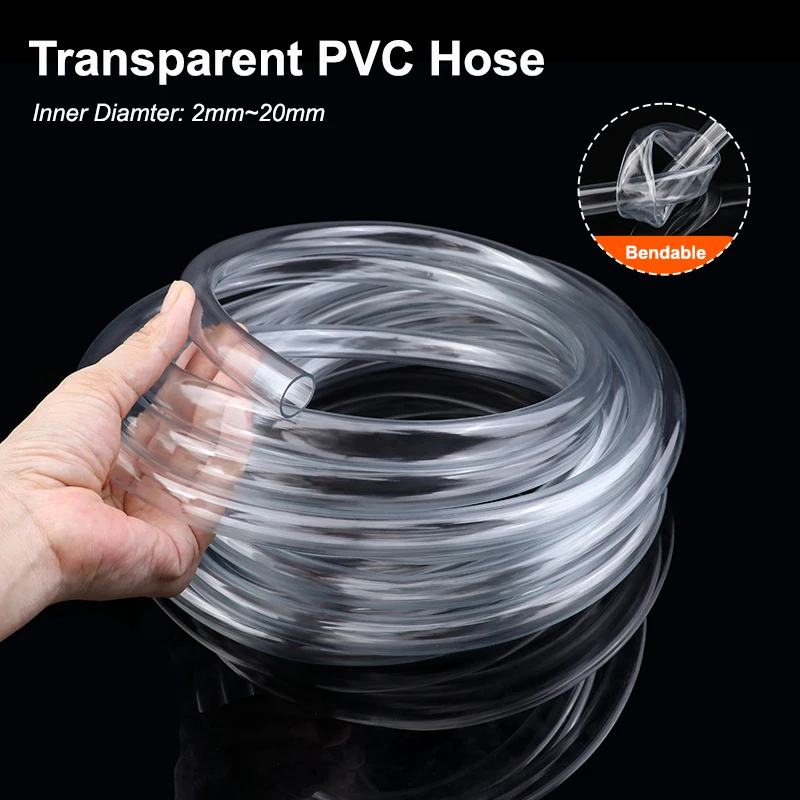 

1 ~ 10 м прозрачные шланги из ПВХ, трубка для аквариумного насоса, ID 2 3 4 5 6 7 8 9 10 12 14 18 20 мм, прозрачный садовый шланг для полива сада