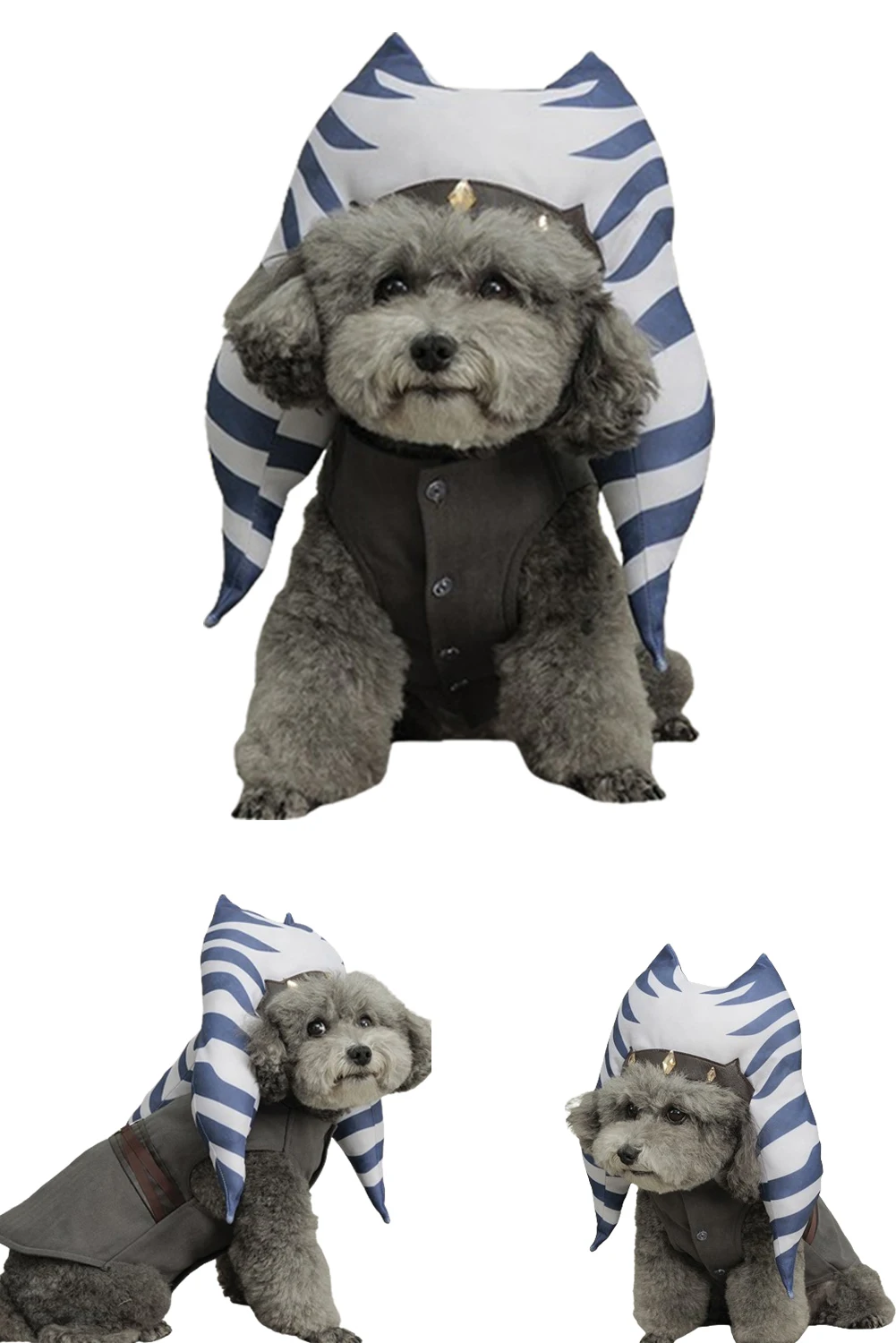 Маскировочная Одежда для собак малого и среднего размера с шапкой Асока одежда