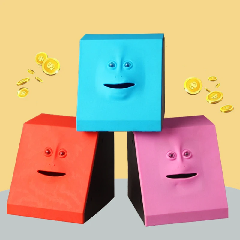 

Электронная коробка для монет с датчиком, автоматическое устройство для сбережения монеты и еды, новый год, подарок для детей