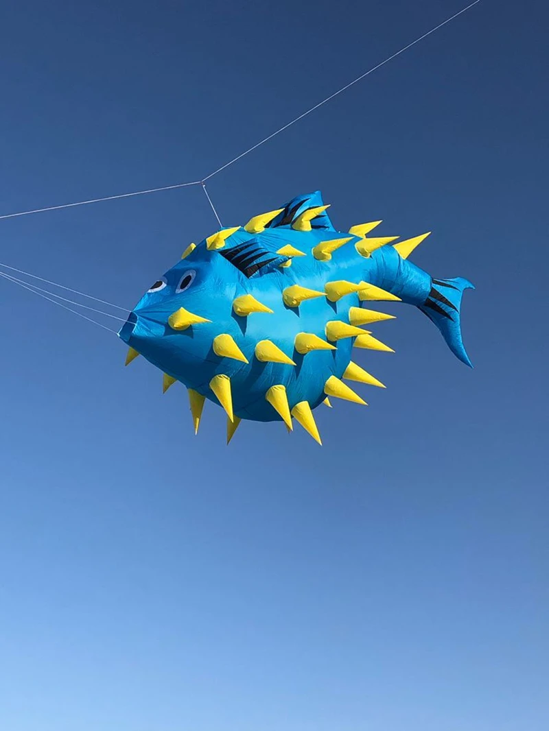 Бесплатная доставка воздушный змей с рыбой летающие игрушки на открытом воздухе