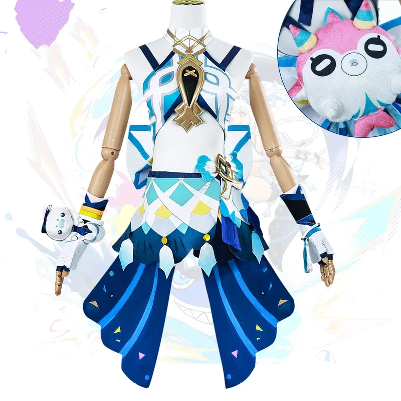 FC6Game Genshin Impact Косплей Muinaa Костюм Униформа Обувь Костюмы Хэллоуин Вечеринка