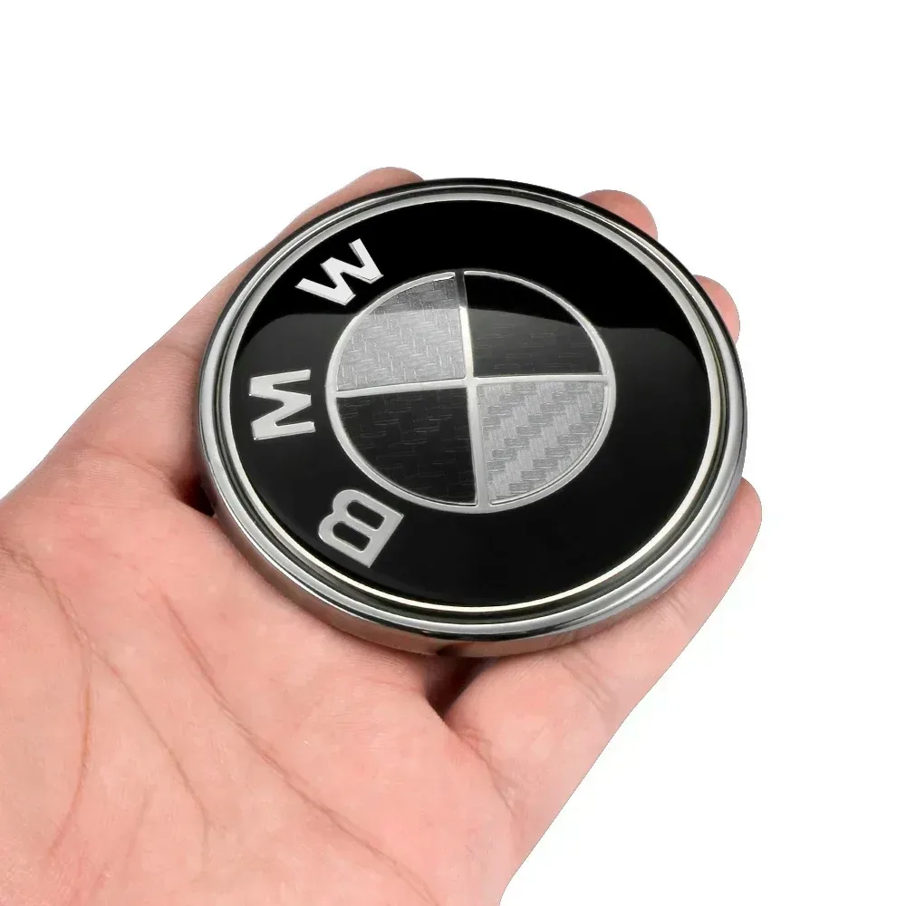 Эмблема на багажник или капот из карбона 7482 мм для BMW F10 F11 F20 F30 X1 X3 X5 X7 E46 E90 E60 G20 G21 G31 G60 (art.: 3920dc02f1453) - 3920dc02f1453