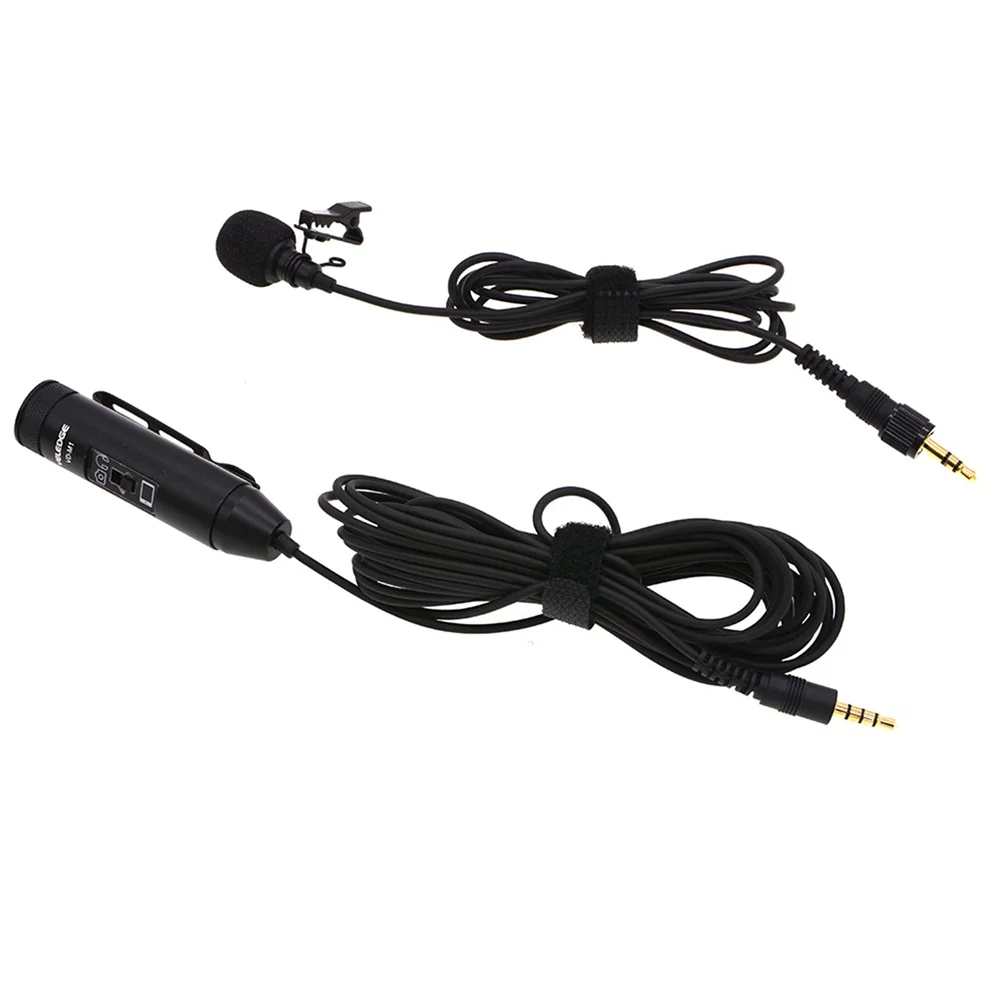 

1 Set of Interview Microphone Stereo Durable Photography Video Condenser Mic for Camera DV Camcorder