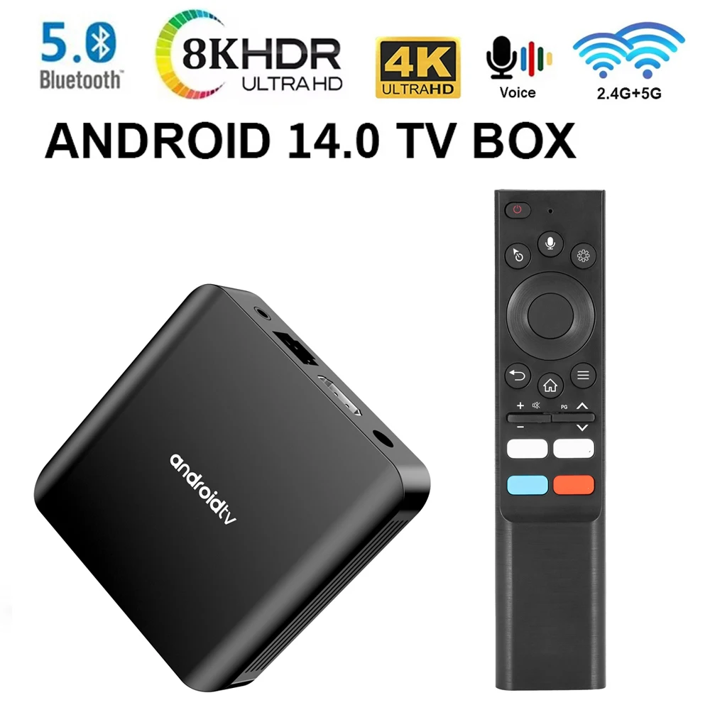 Фото ТВ-приставка HD 8K 4K Smart Allwinner H313 Quad Core TV98 ATV 8GB 128GB BT5.0 Dual WiFi 4G 5G Медиаплеер Android 14 IPTV №1