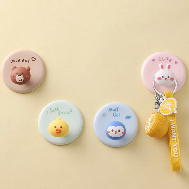 Креативный мультяшный пластиковый крючок с милым сердцем для девочки домашний