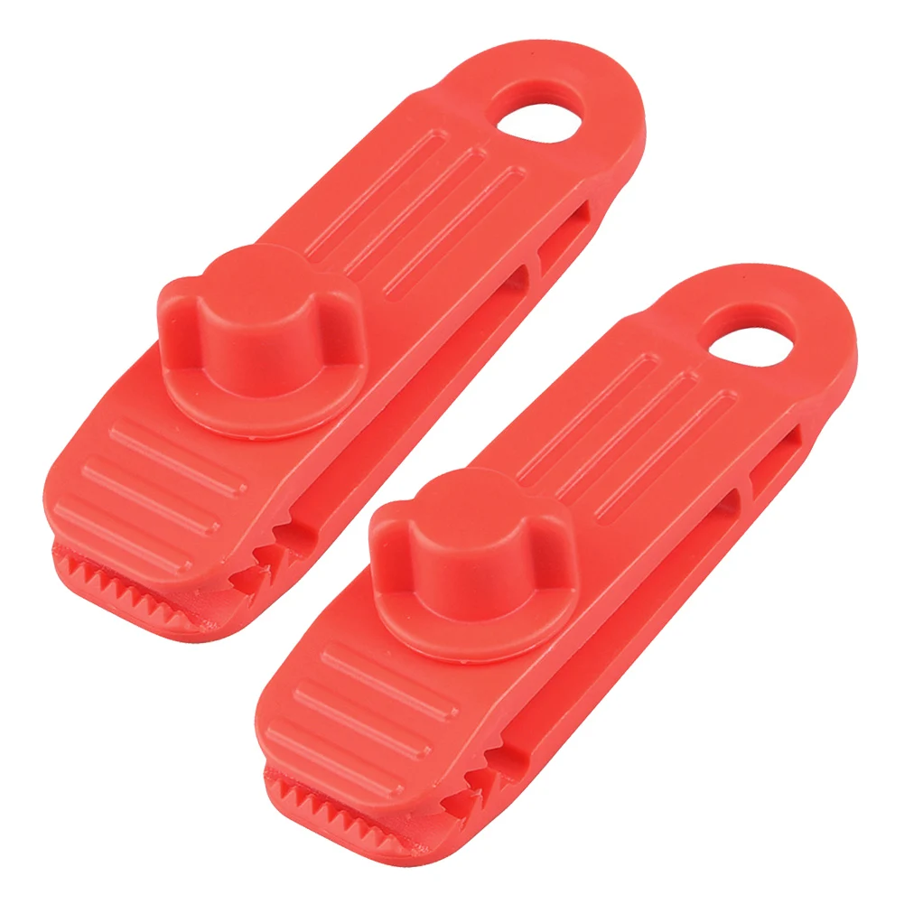 

2pcs Windproof Tarpaulin Clips Awning Camping Tent Clamp Tarp Clip Set Canopy Snap Fixed Buckle Hang Light Outdoor Tools