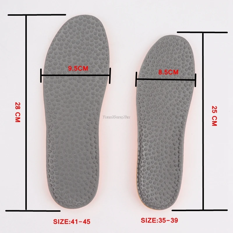Memory Foam Shoes Insoles Providing Excellent Shock Absorption and Cushioning for Feet Relief Sport Insoles Men and Women Use