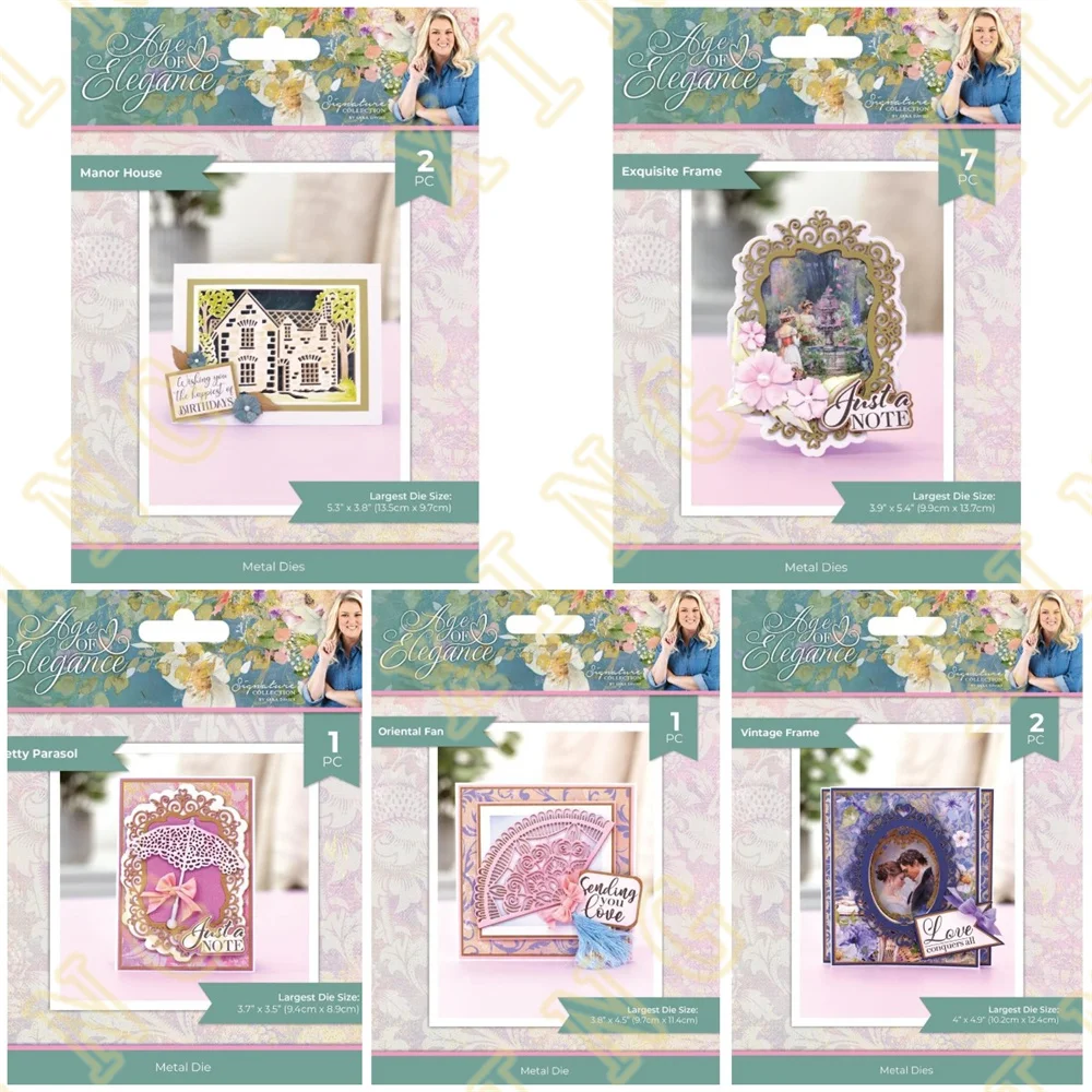 Винтажная рама веер зонтик металлическая высечка скрапбукинг рельефная