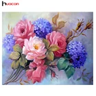 HUACAN Алмазная картина цветок декоративные стразы для Дома Мозаика Diy Кристалл бриллиантовой вышивки домашний декор