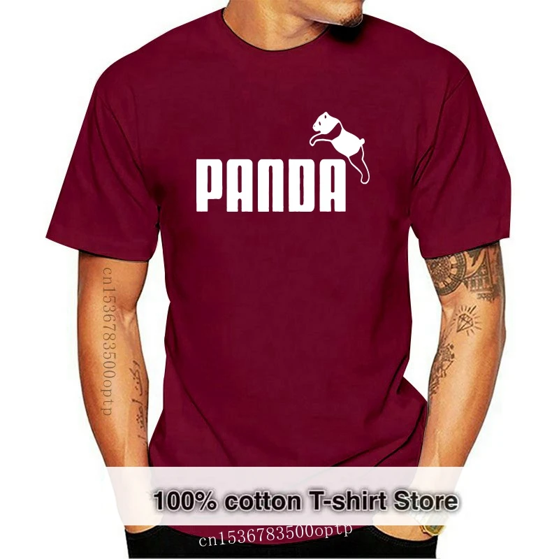 

Футболка с изображением панды pumea, популярный новый модный топ, бесплатная доставка, 2018 дешевая распродажа, футболки из 100% хлопка для мальчи...