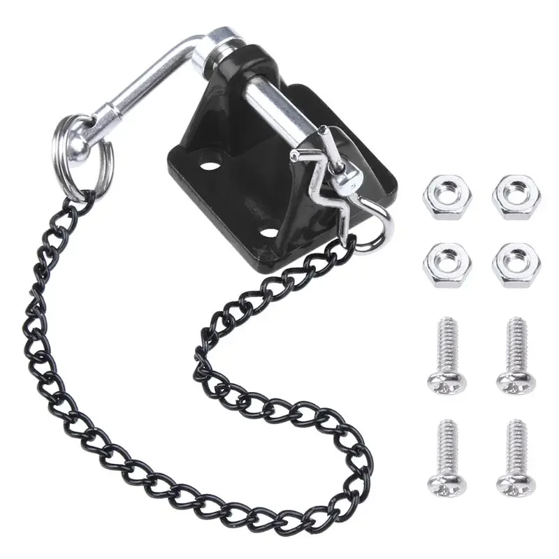 _/10 Rc Rock Crawler металлическая буксировочная Скоба крюк прицепа для Axial Scx10 90046 Tamiya Cc01