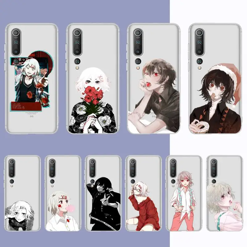 

FHNBLJ Anime JUUZOU SUZUYA Tokyo Ghouls Phone Case For Redmi Note 5 7 8 9 10 A K20 pro max lite for Xiaomi 10pro 10T