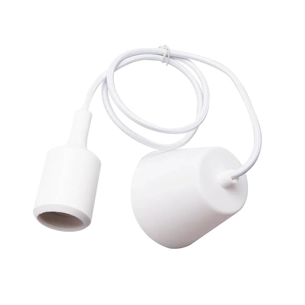 

Silicone Hanging Lamp Holder with E27 Base LED Light Socket for Kitchens Dining Rooms Living Rooms Corridor Bars Restaurants