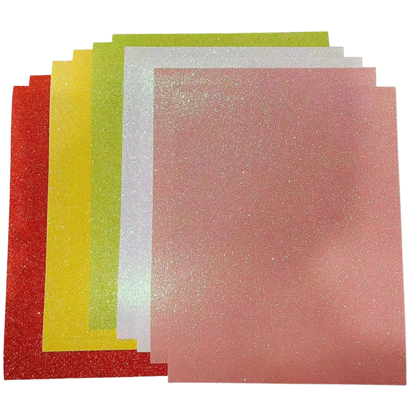 

Glitter Cards Set Heavy Paper 120 Gsm A 4 Size Excellent Handmade Decorative Card 5 Colors Included