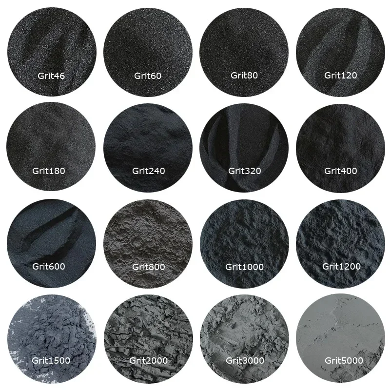 500 г черный карборунд шлифовальный порошок Grit60 ~ 5000 для вибрационной машины