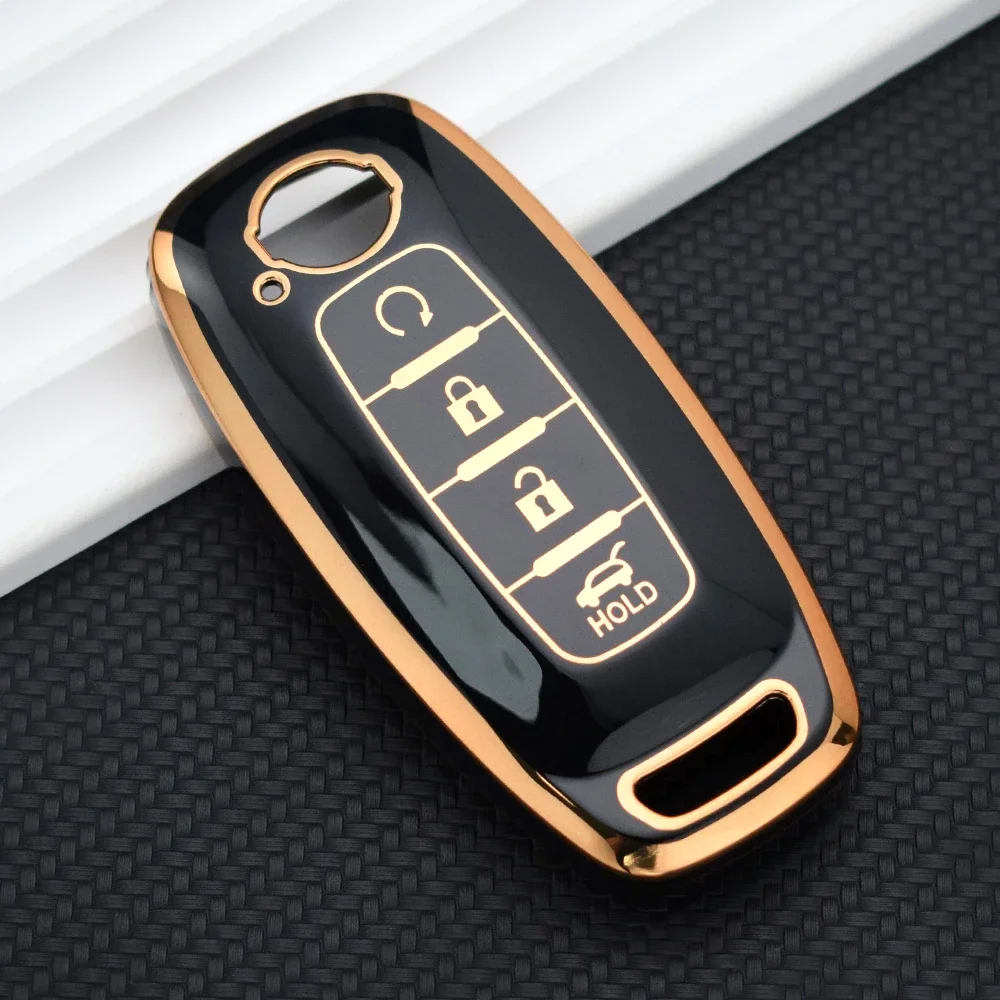 

Чехол из ТПУ 3, 4 кнопки, чехол для дистанционного ключа автомобиля, держатель для Nissan X-trail T33 Qashqai J12 Teana Altima Ariya 2022 2023 Protector