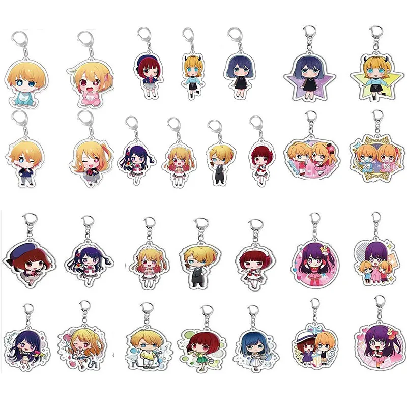 5-14 шт. аниме Oshi No Ko брелок мультяшная фигурка Hoshino Ai Sarina Kurokawa Akane Arcylic Chaveio сумка