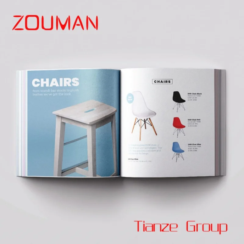 Услуги офсетной печати на заказ A2 A3 A4 A5 A6 логотип ручной журнал листовка плакат