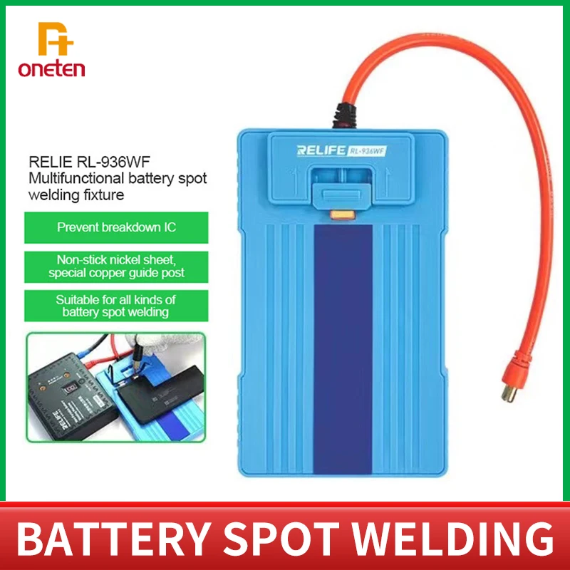 

RELIFE RL-936WF Multifunctional Battery Spot Welding Fixture Prevent Breakdown IC Fixed Battery Anti-static Phone Repair Tools