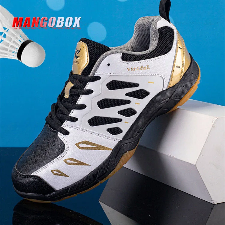 

New Arrival Badminton Shoes Mens Womens Hard-Wearing Tennis Shoes Anti-Slip Youth Table Tennis Shoes Brand Woman Sneakers