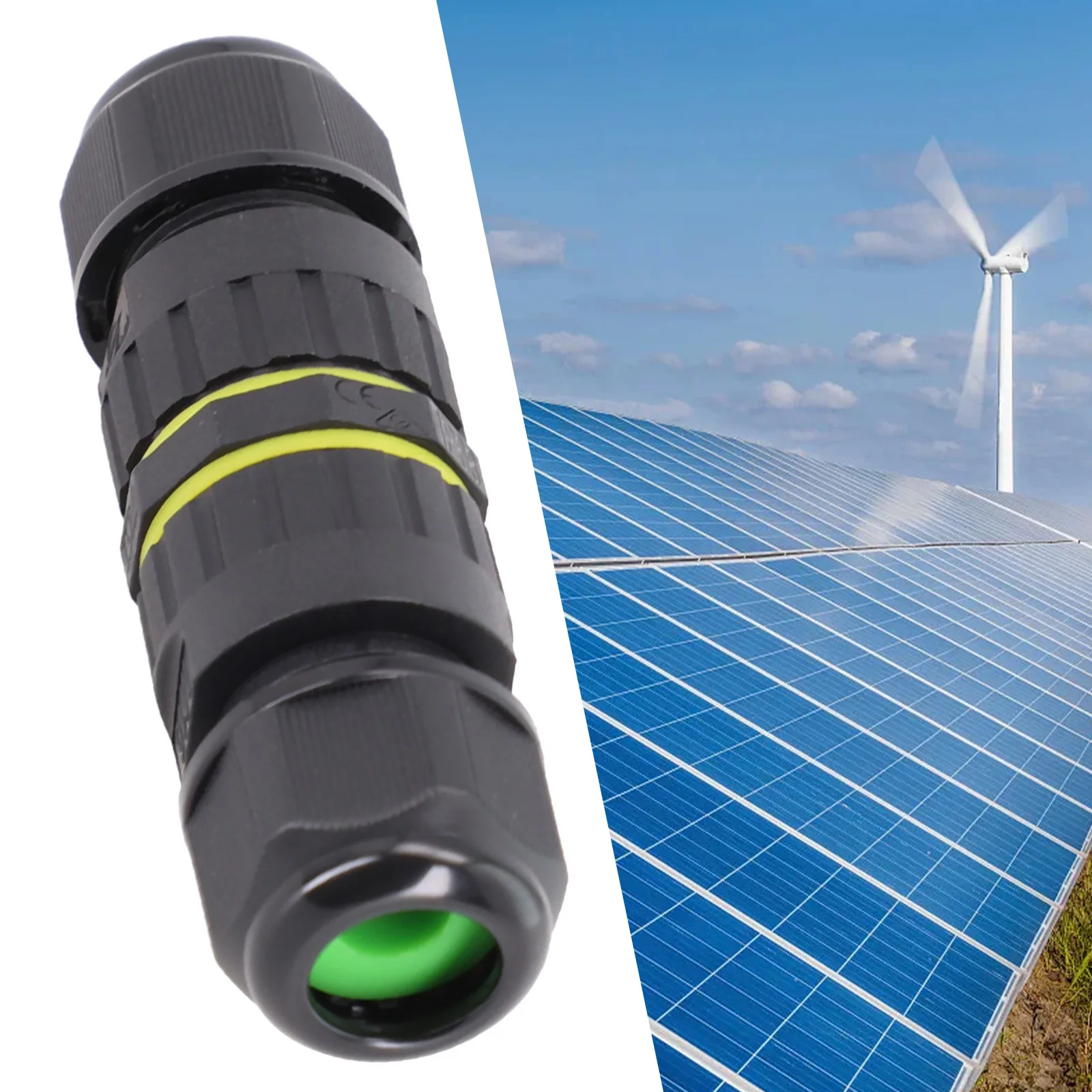 

Outdoor Cable Connector 3 Pin Waterproof Junction Box Metal + Plastic Material Suitable for Tunnels LED Lights