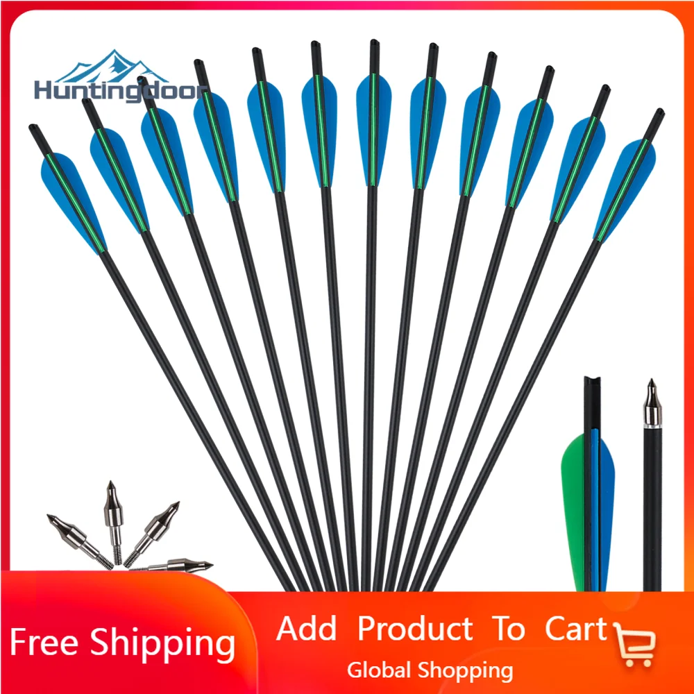 

6-50 шт. охотничий арбалет охотничьи стрелы 20 дюймов 125 зерно 27 г для арбалета Putdoor Спортивная съемка Archey