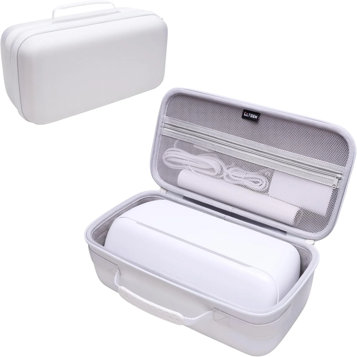 Фото Чехол для переноски LTGEM, совместимый с машиной для резки Cricut Joy Xtra, портативная сумка для хранения, белый цвет, размеры: Д 13,7 дюйма, Ш 7,2 дюйма, В 6 дюймов. №1
