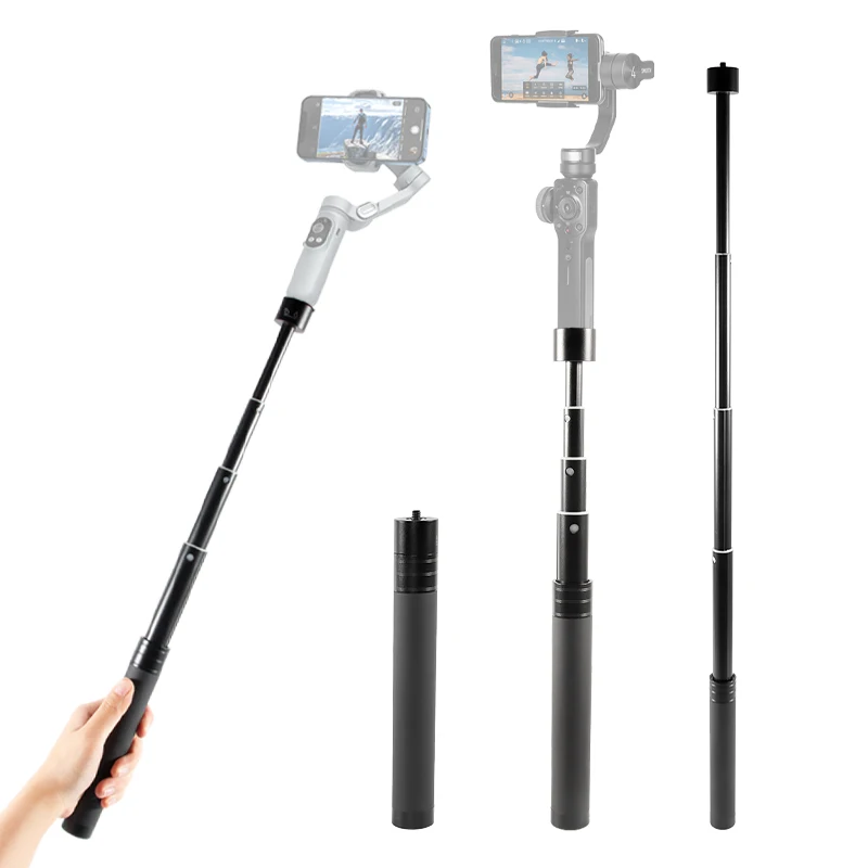 Удлинитель шест палка для селфи для Dji Om 5 Osmo Mobile 5 4 3 Gimbal Camera FeiYu Zhiyun Smooth Moza Mini isteady Accessories